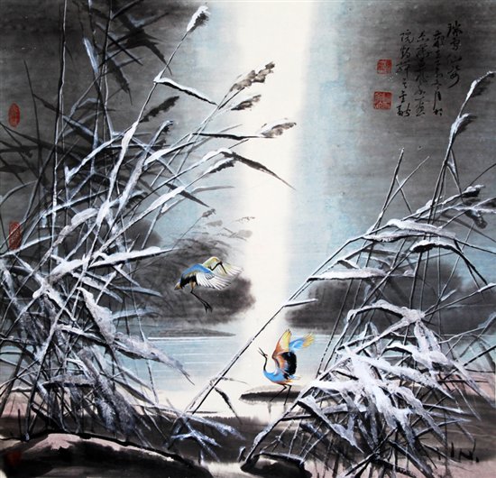 中国大湿地画派储金融老师的艺术成就_CCT