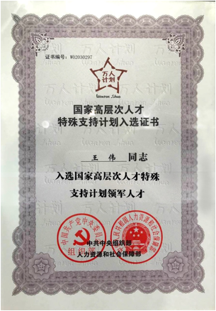 朗玛信息王伟入选国家万人计划领军人才_C