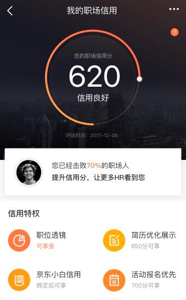京东小白信用首创职场信用 以科技助力社会诚