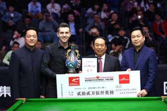 复华集团2018世界斯诺克中国公开赛确立领导