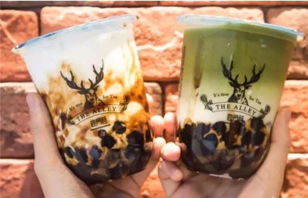 THE ALLEY鹿角巷,登上纽约时代广场的茶饮品