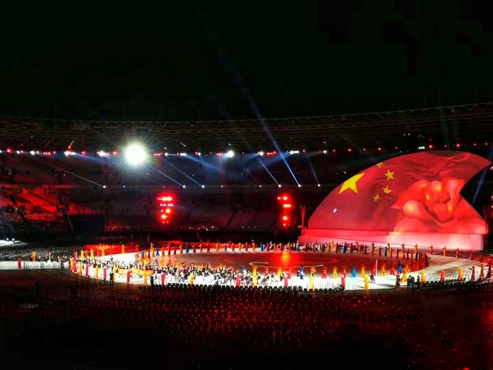 浏阳烟花惊艳亚洲残运会开幕式